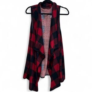 NEW Red Buffalo Plaid Women's Vest SIZE: 3XL.  NWT